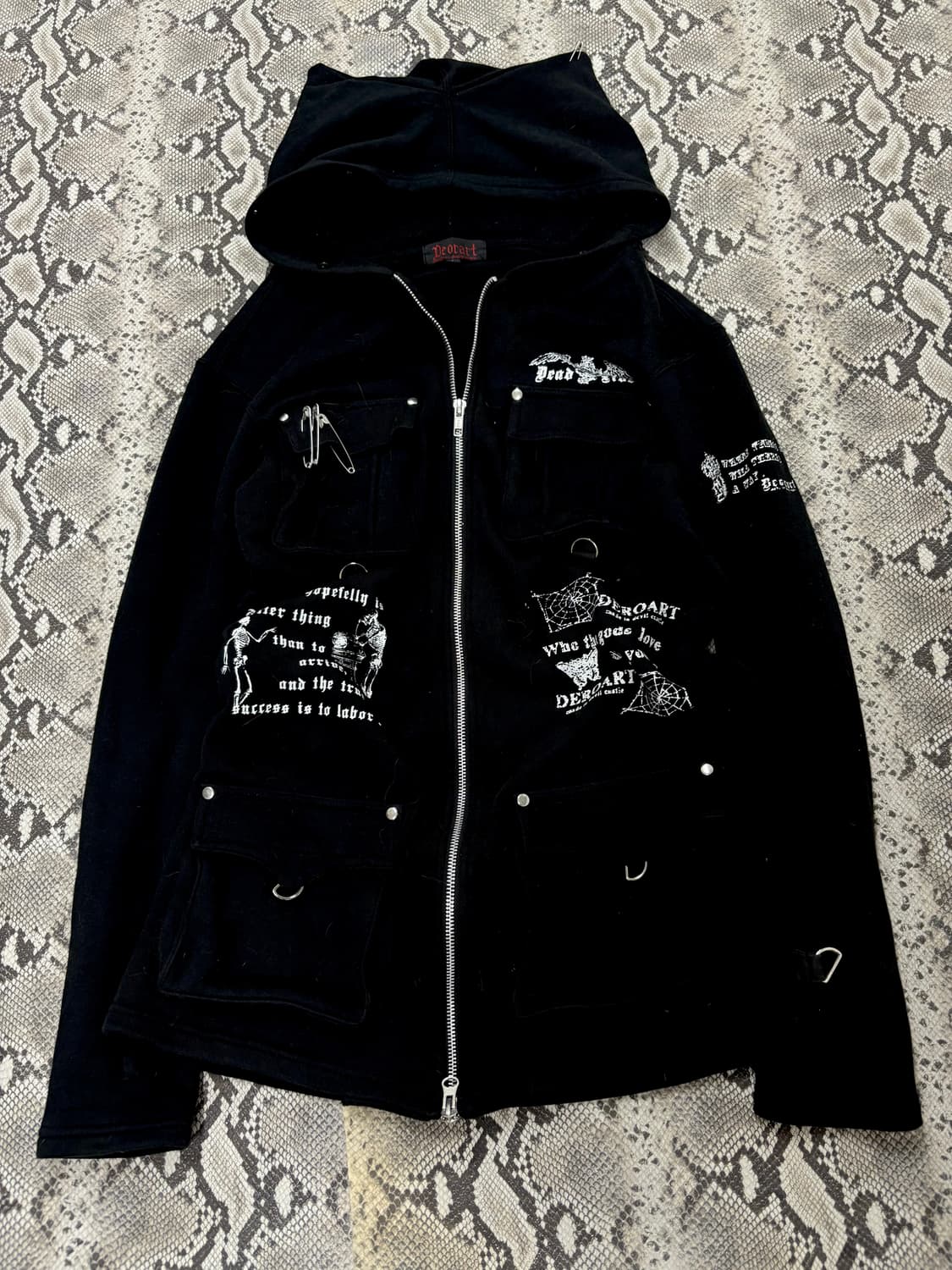“Deorart” 00’s Harajuku Mood Cat Hooded  상품이미지1