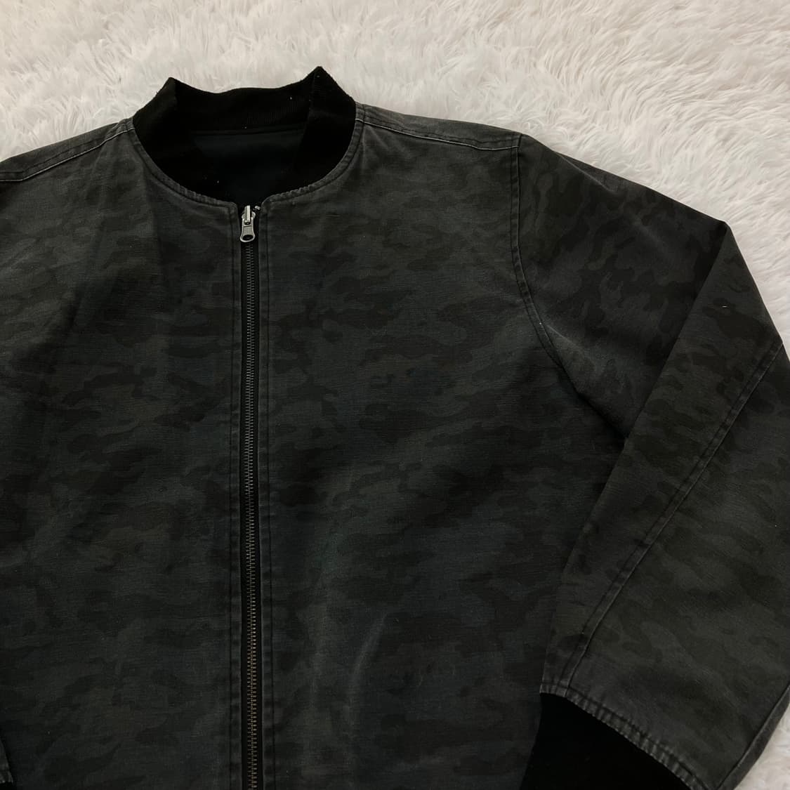 빈티지 블랙 밀리터리 블루종 784 y2k 스트릿 갸루 펑키 일본빈티지 상품이미지4