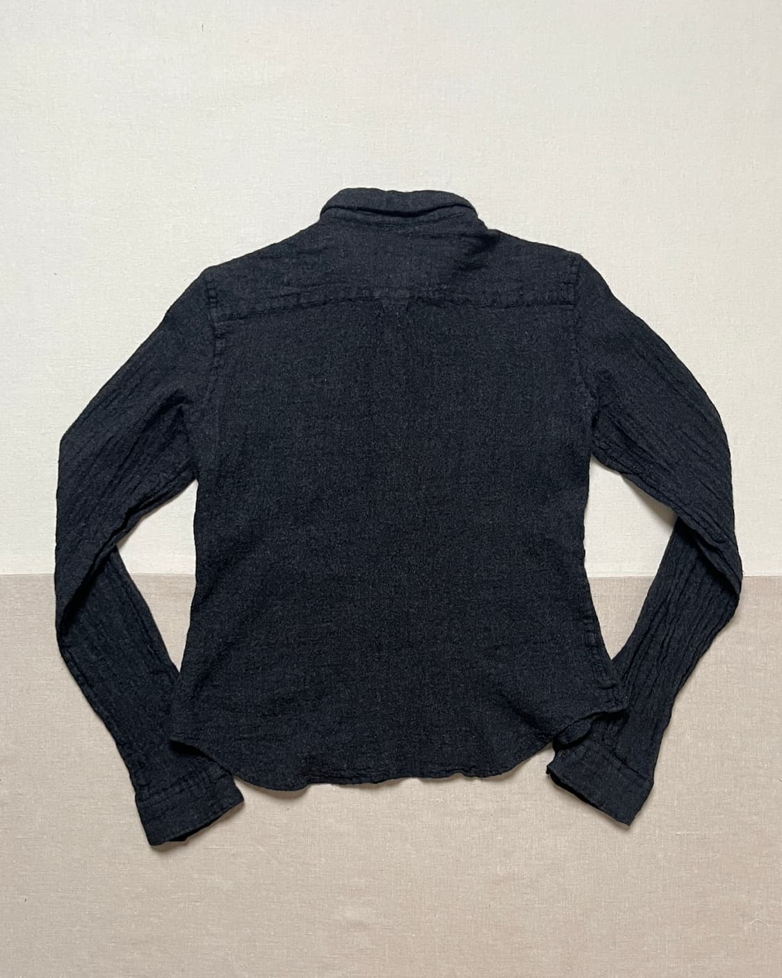 90s 꼼데가르송 축융 울 셔츠 Comme des garcons 상품이미지2