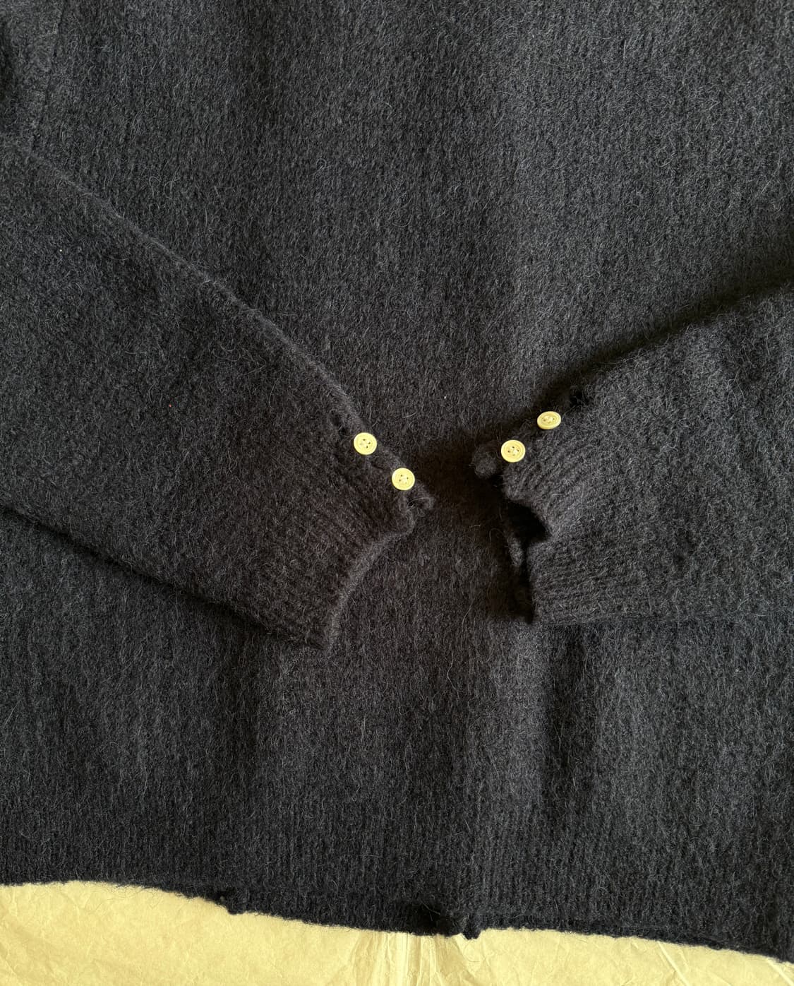 비아플레인 알파카 가디건 스몰 상품이미지4