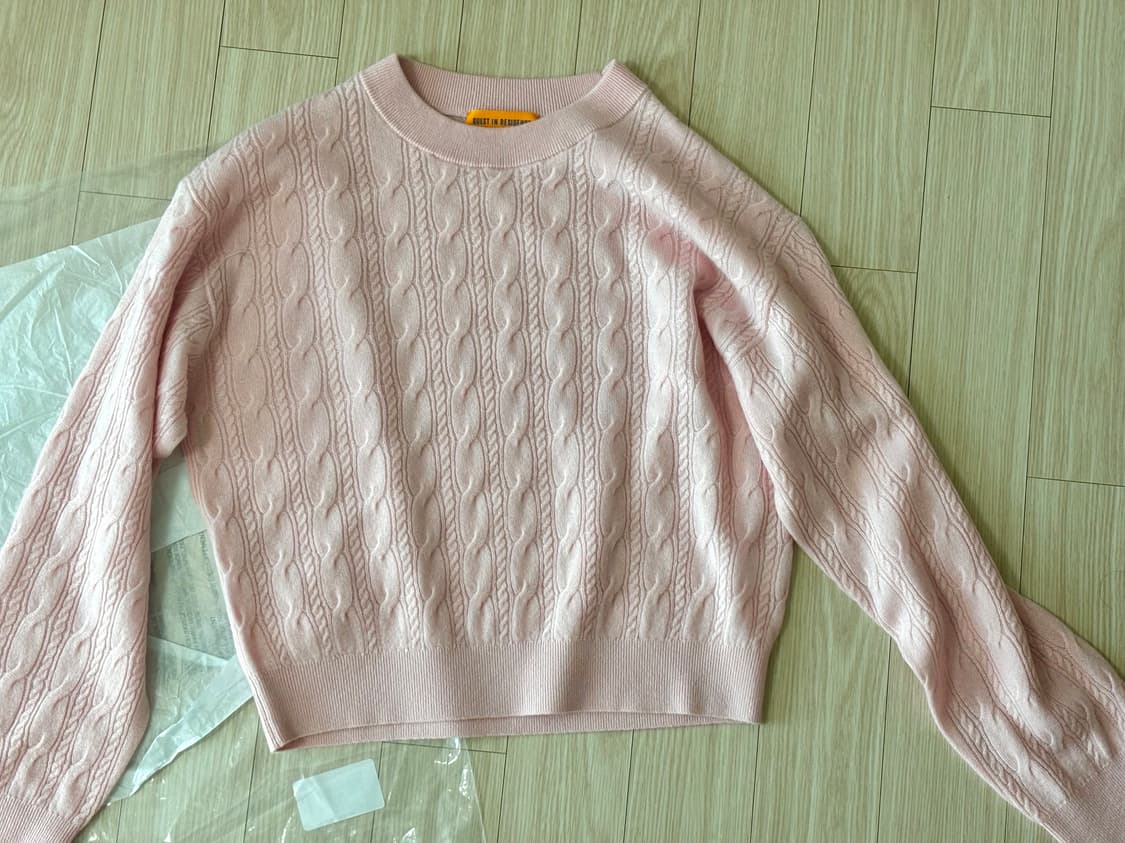 게스트인레지던스 guest in residence 케이블 니트 s 상품이미지2