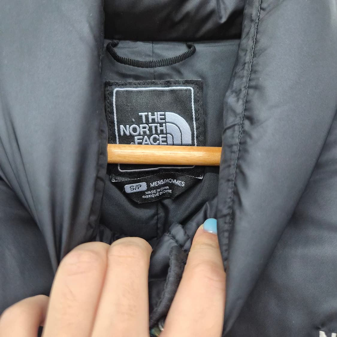 노스페이스 블랙 패딩 점퍼 여성 S 상품이미지3