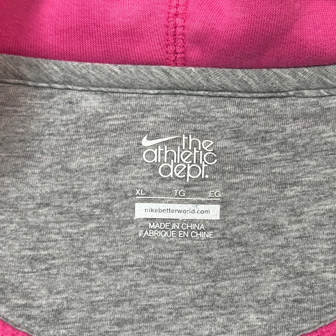 XL) 나이키 핑크색 후드집업 상품이미지8