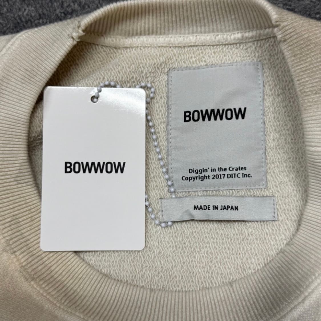 (L) bowwow 데미지 에이징 맨투맨 상품이미지4