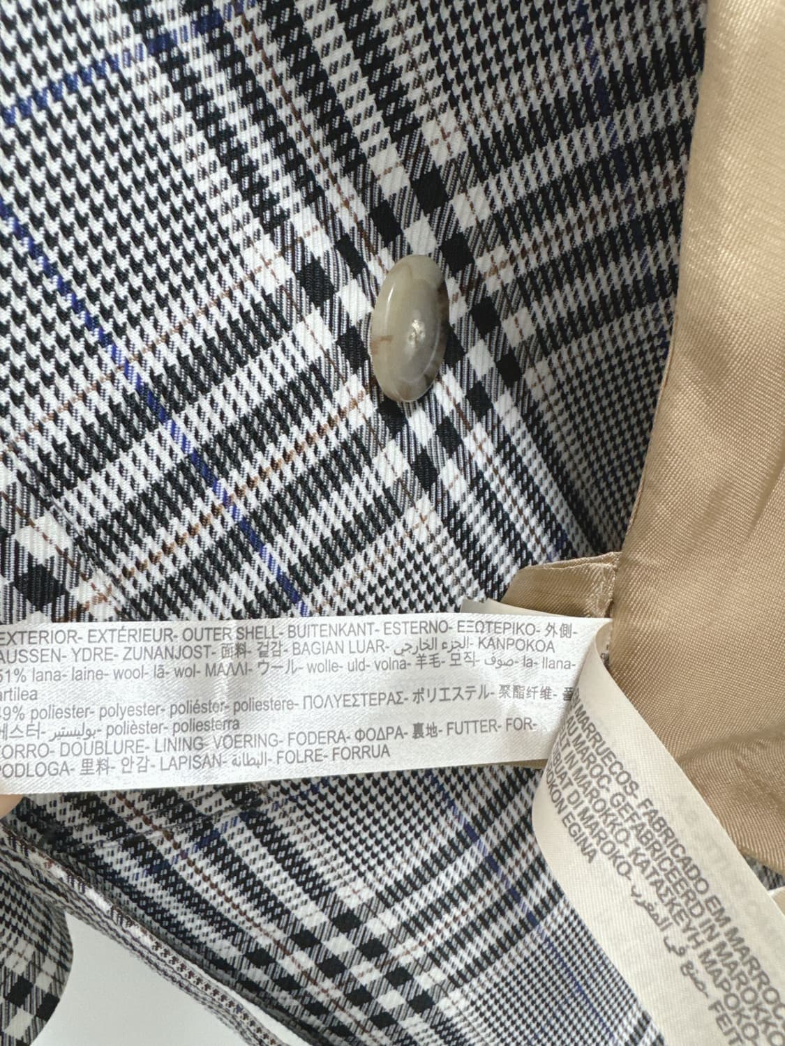 마시모두띠 체크 트렌치코트 상품이미지8