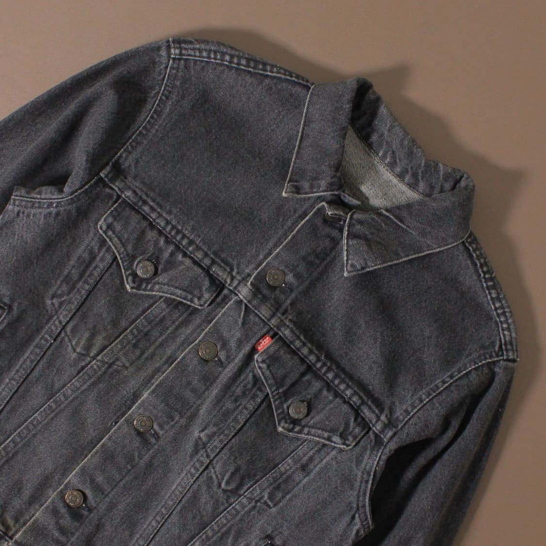 90s Levi’s  리바이스 Type3 블랙 데님 트러커 자켓 L011 상품이미지3