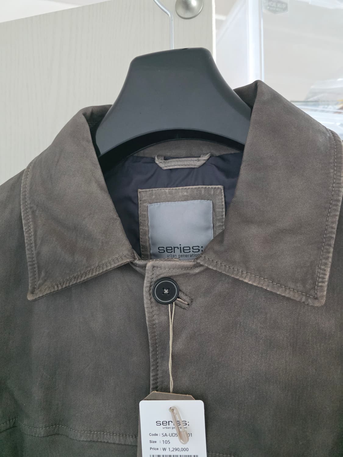 시리즈 레더 카코트 상품이미지3