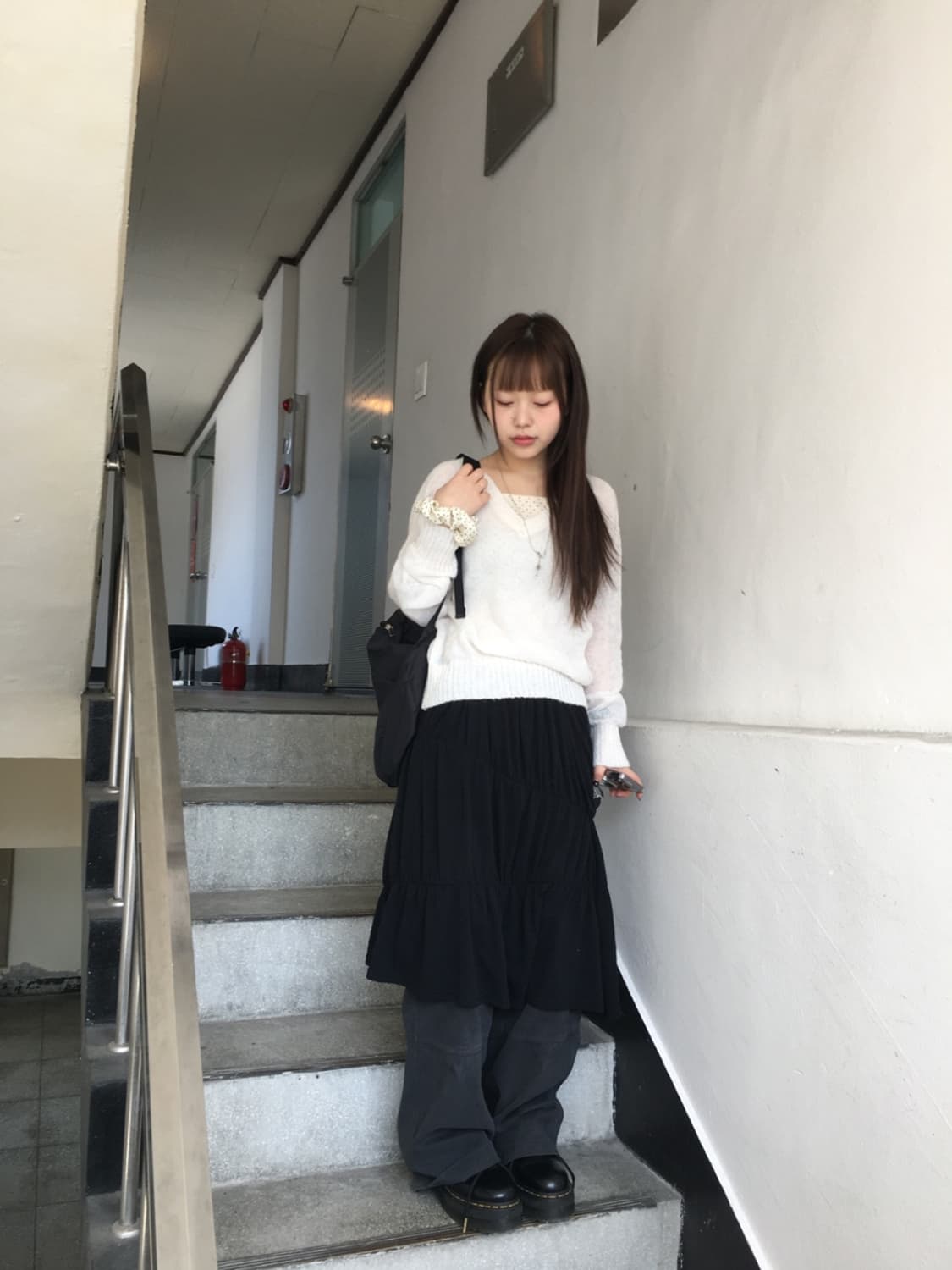 아워캐비넷 melon shirring skirt 상품이미지1