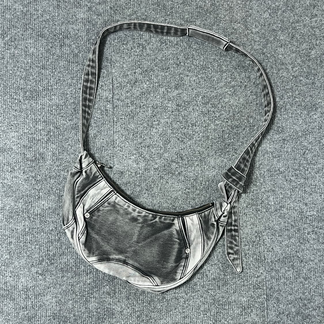 엑슬림 xlim ep7 denim bag charcoal 상품이미지1