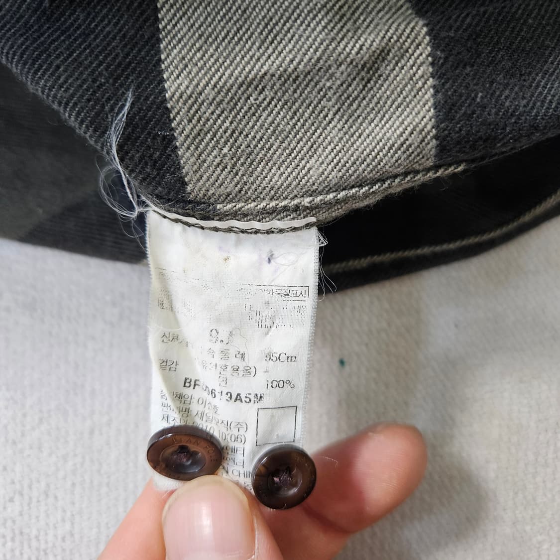 95 빈폴 체크 셔츠 0306Y 상품이미지4