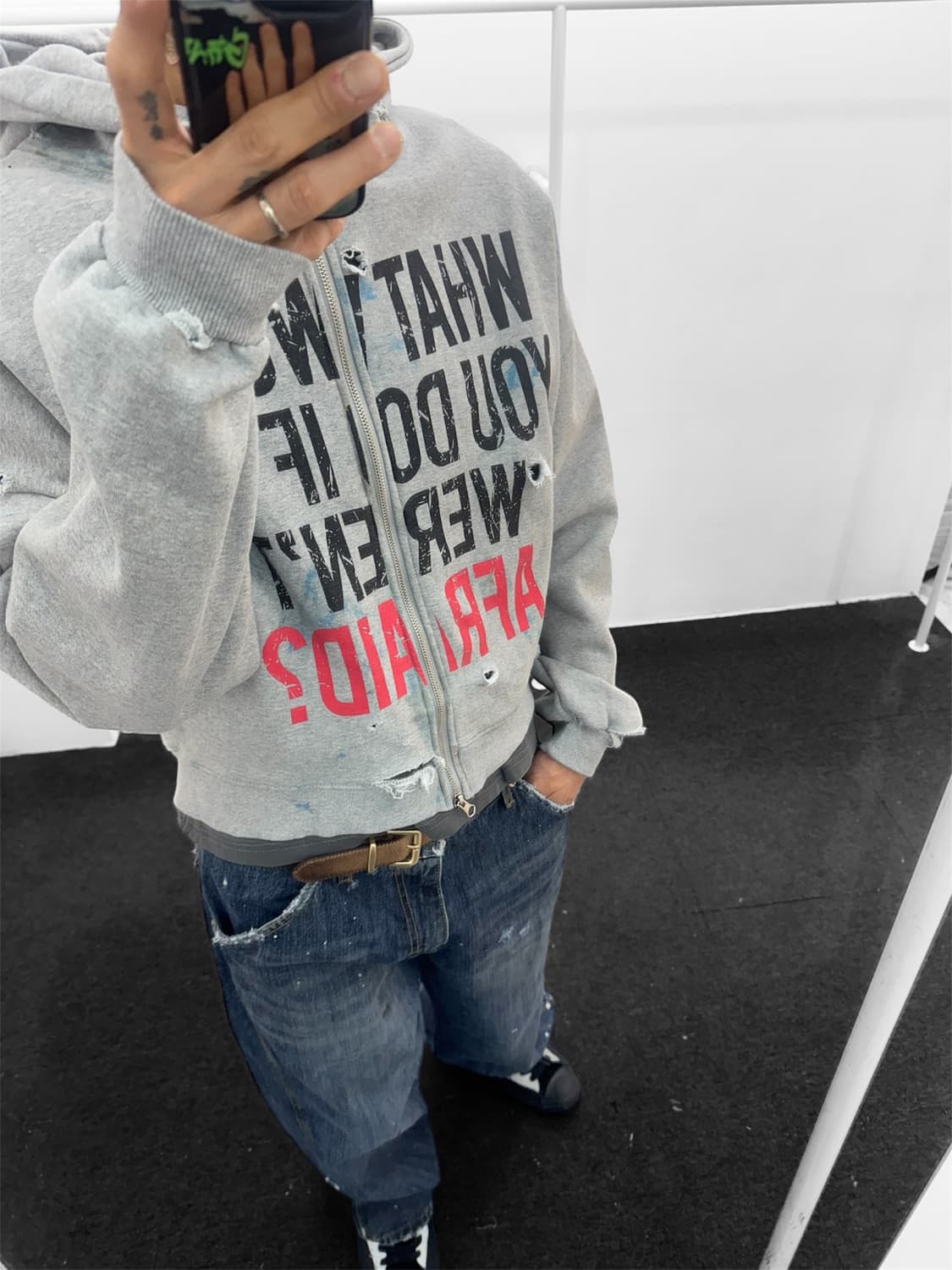 빈티지 후드집업(기모) 상품이미지8