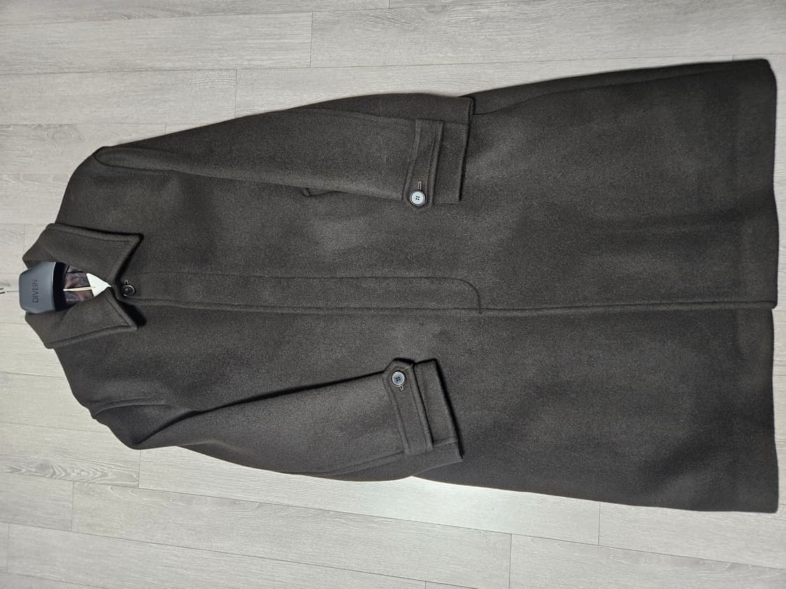 다이브인 캐시미어 코트 브라운 1 상품이미지4