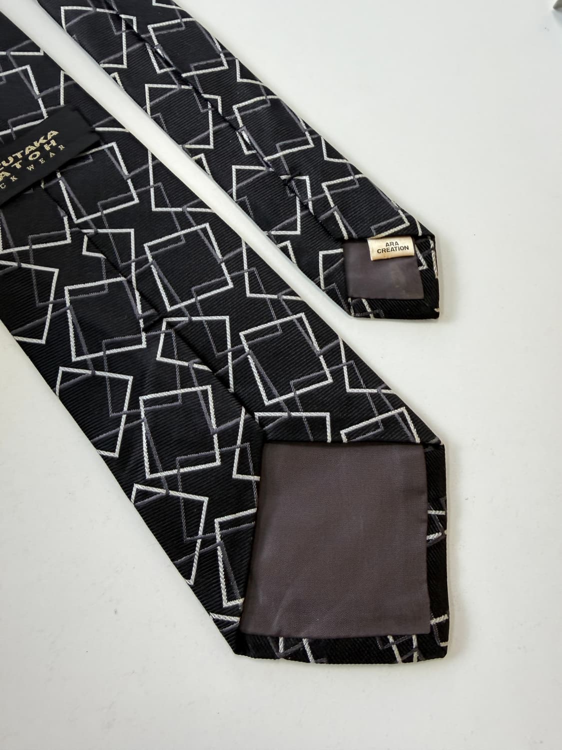 kazutaka katoh 실크 넥타이 8.7cm 상품이미지5