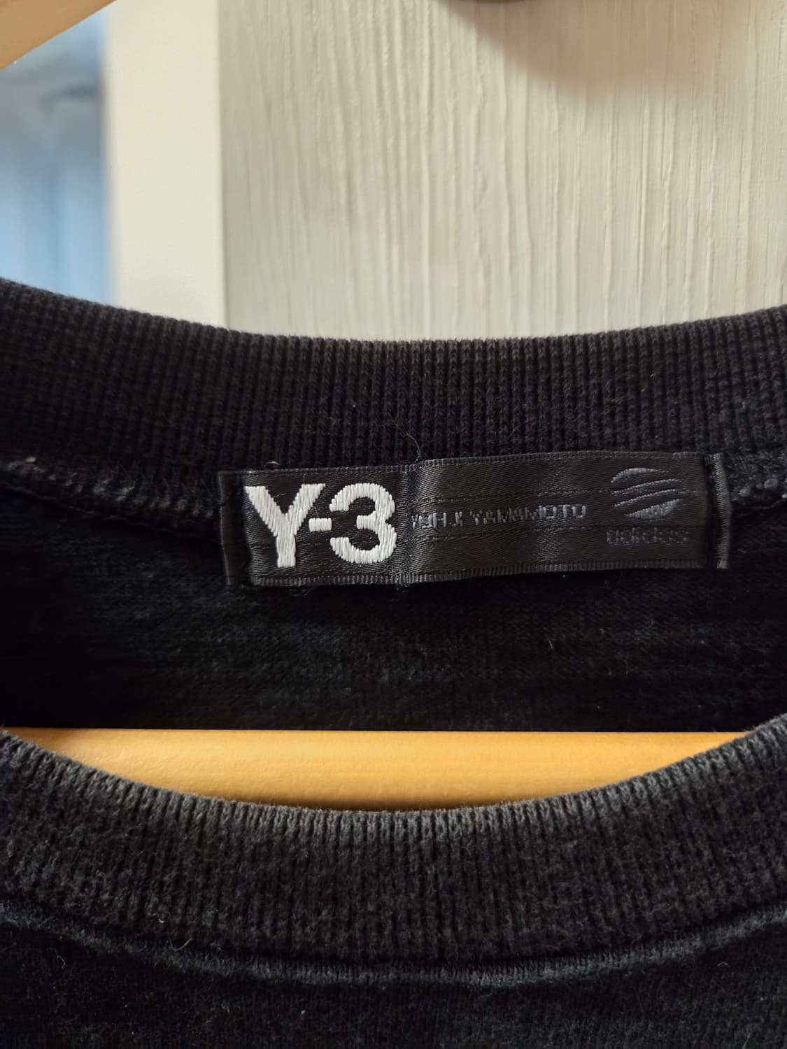 Y3 요지야마모토 아디다스 워싱반팔티 상품이미지3