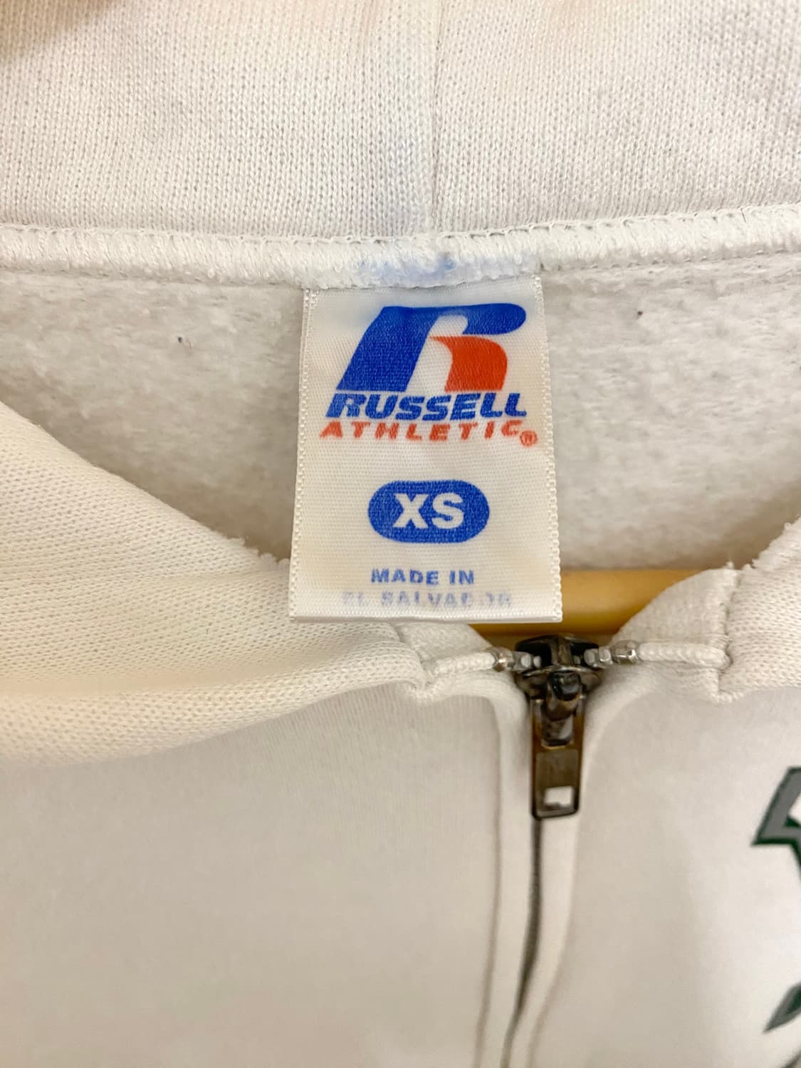 00s RUSSELL ATHLETIC college hood zip-up 상품이미지5