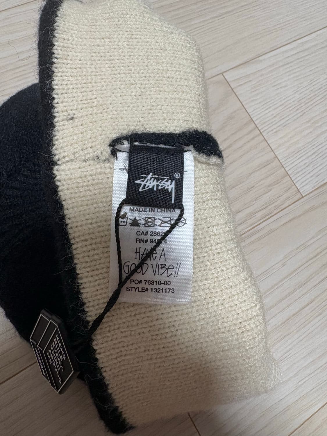 스투시 빅 링크 커프 비니 블랙 상품이미지3