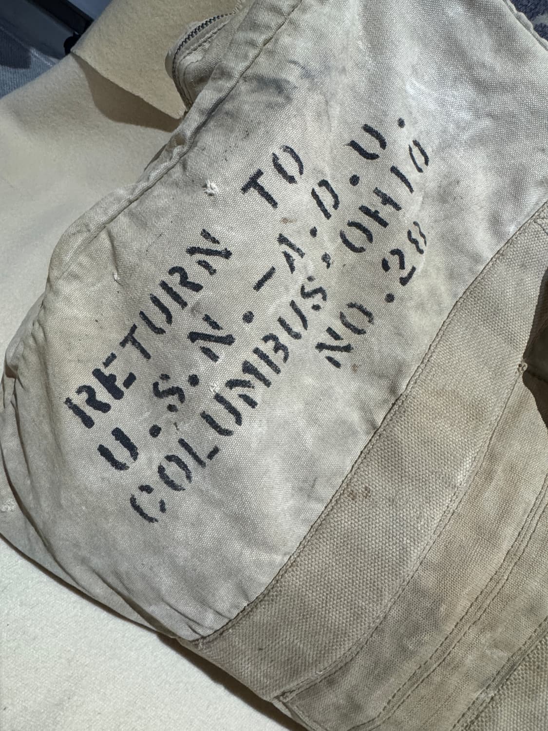 레어* 40s 대전용 USN 에비에이터 킷백 상품이미지2