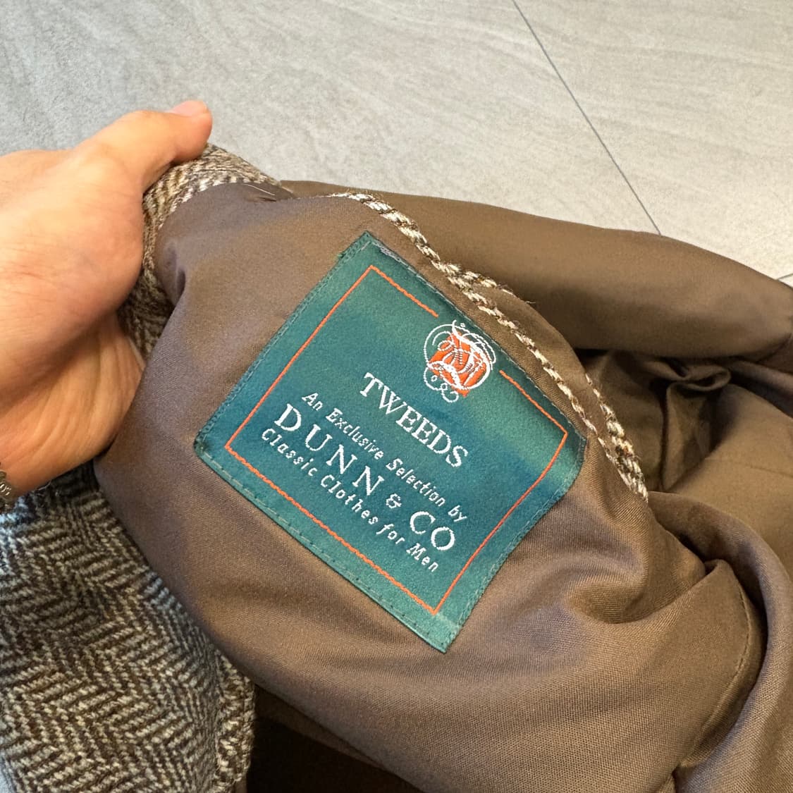 빈티지 해리스트위드 울 자켓 상품이미지8