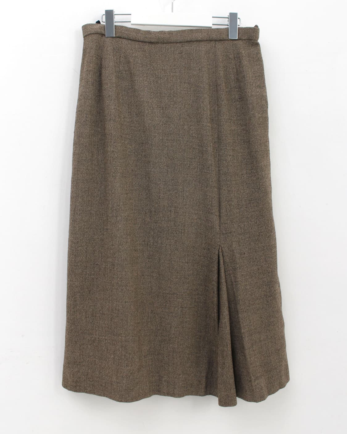 일본 빈티지 울 브라운 트위드 자켓 스커트 셋업 상품이미지7