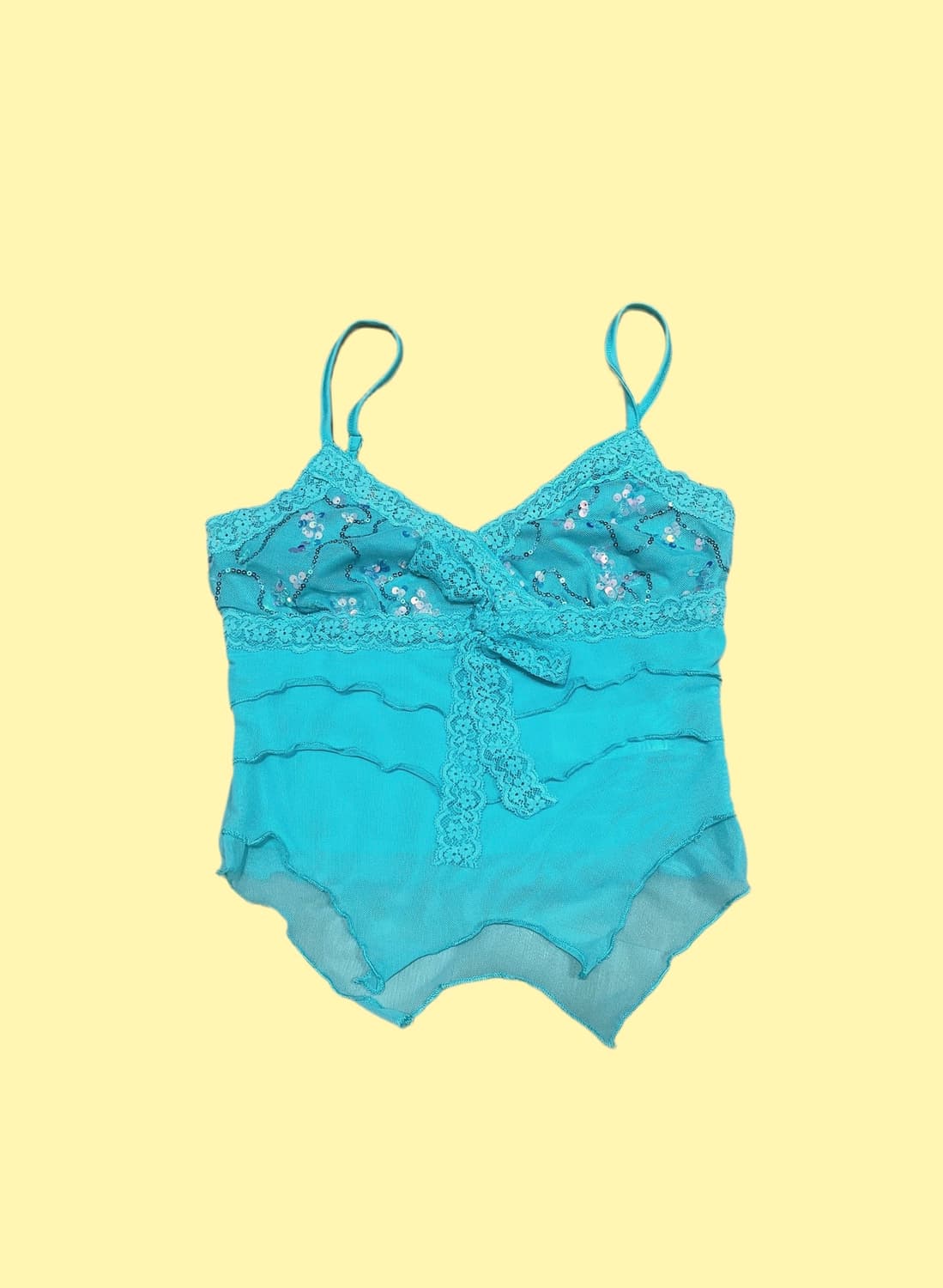 비즈 레이스 쉬폰 슬리브리스 상품이미지3