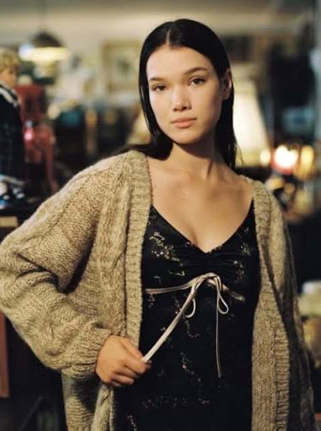 글로니 베키 가디건 브라운 상품이미지3