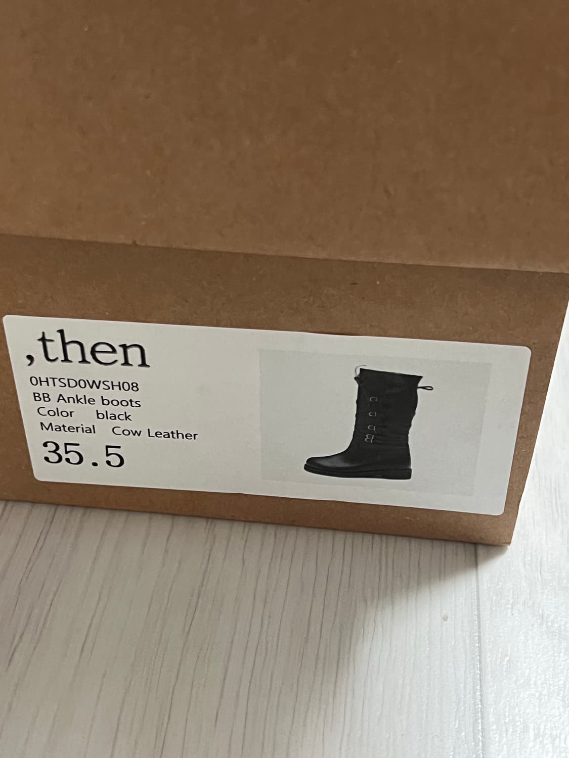 then 덴 BB Ankle Boots 블랙 225 새거 팝니다 상품이미지7