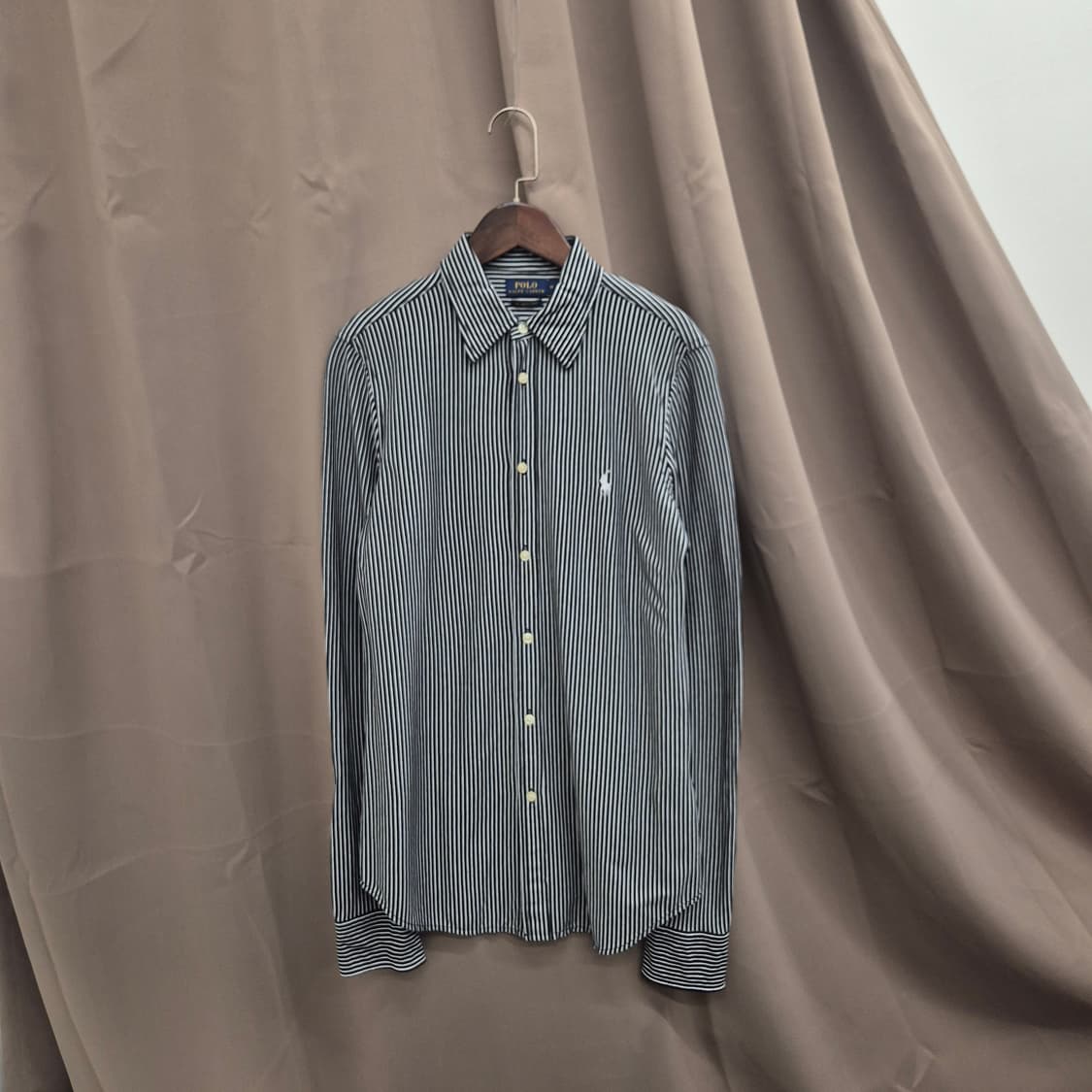 폴로 랄프로렌 니트 드레스 스트라이프 셔츠 M 상품이미지1
