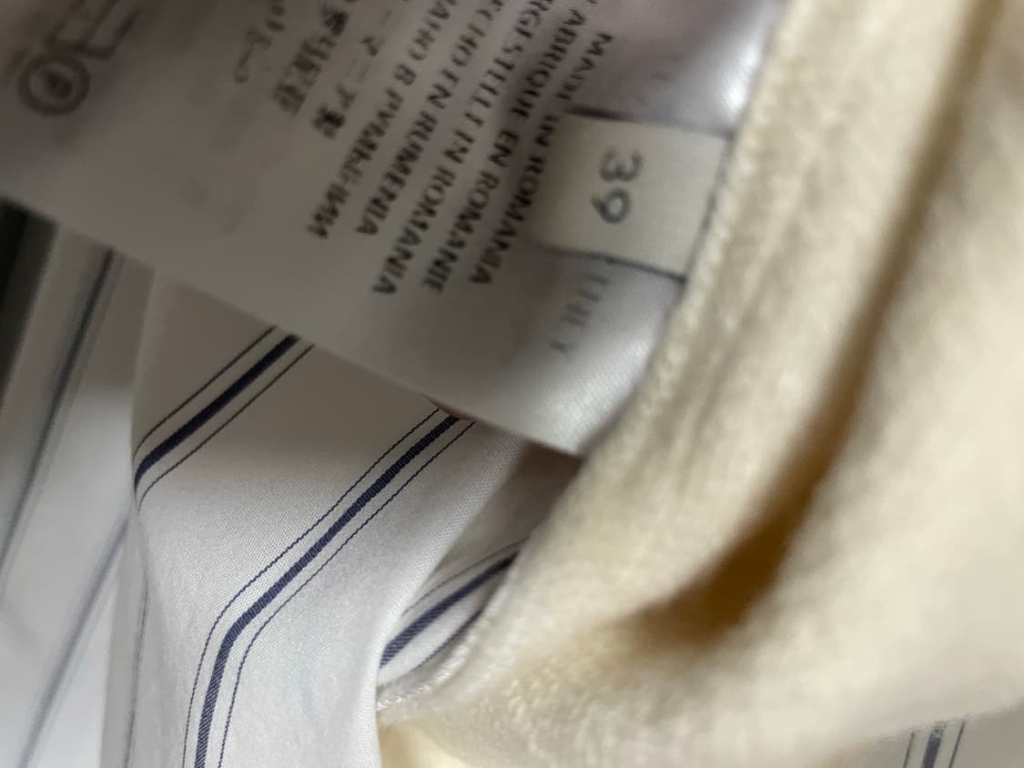 Stella McCartney 남성 모헤어 스트라이프 셔츠 상품이미지3