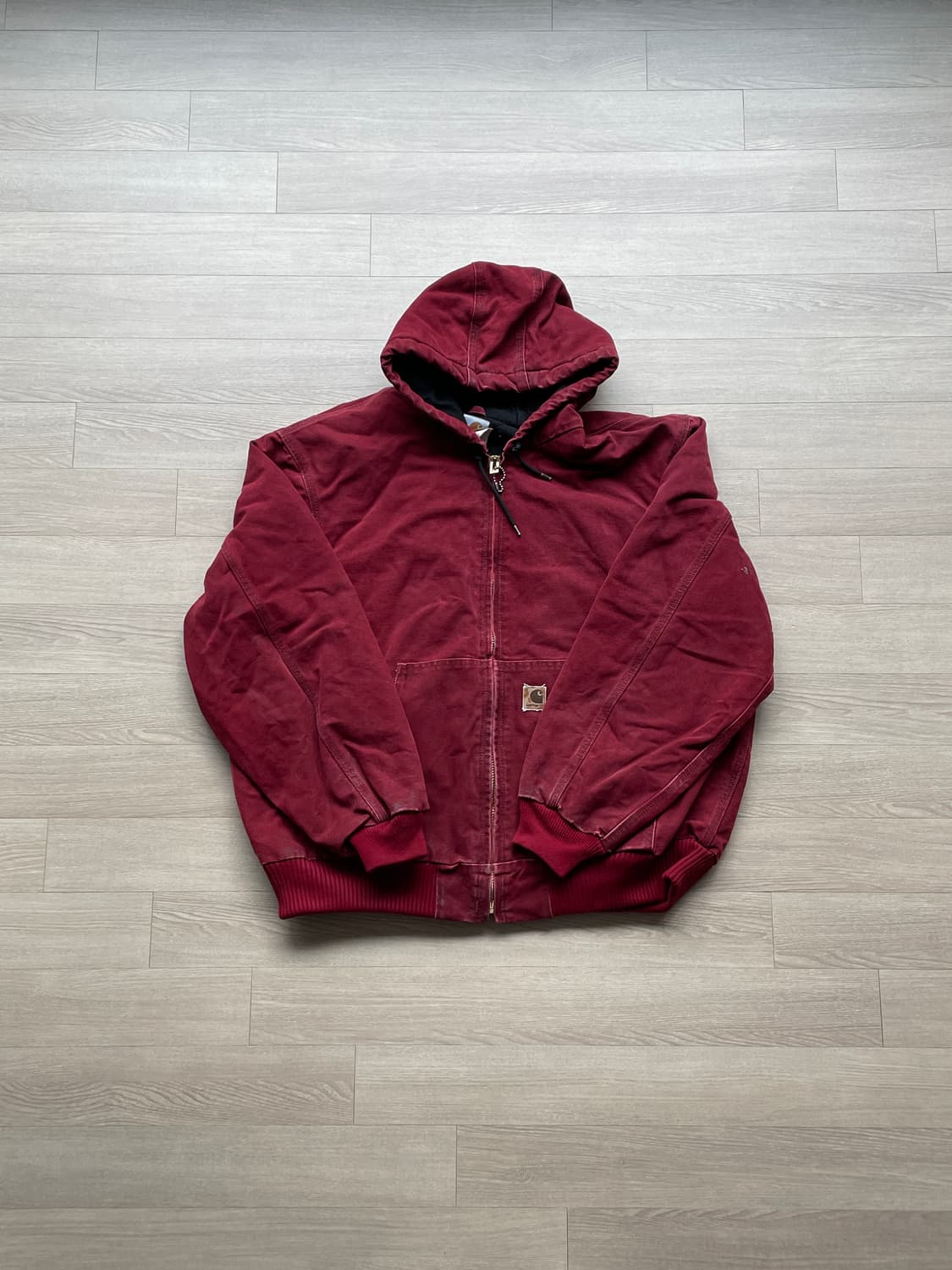 칼하트 j130 CRI 크림슨 액티브 자켓 샌드스톤 상품이미지1