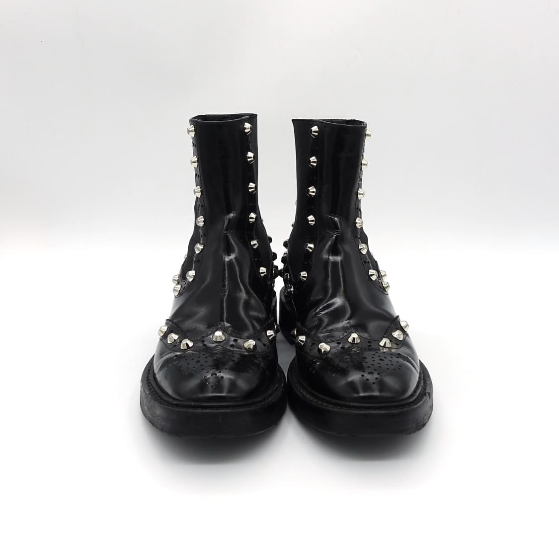 [37,240]BALENCIAGA 발렌시아가 사이드고어 윙팁 스터드 부츠 상품이미지2