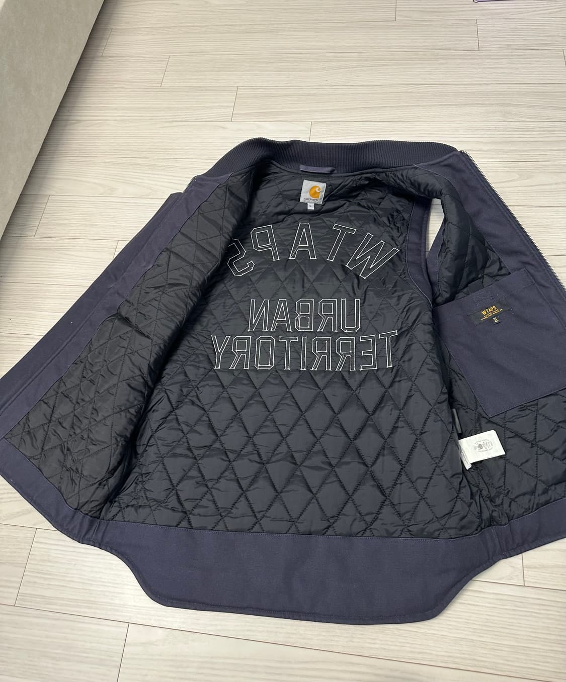 칼하트 WIP 베스트 WTAPS 콜라보 네이비 상품이미지6