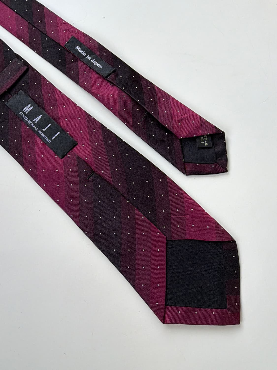 마지(Maji) 슬림 실크 넥타이 6.8cm 상품이미지5