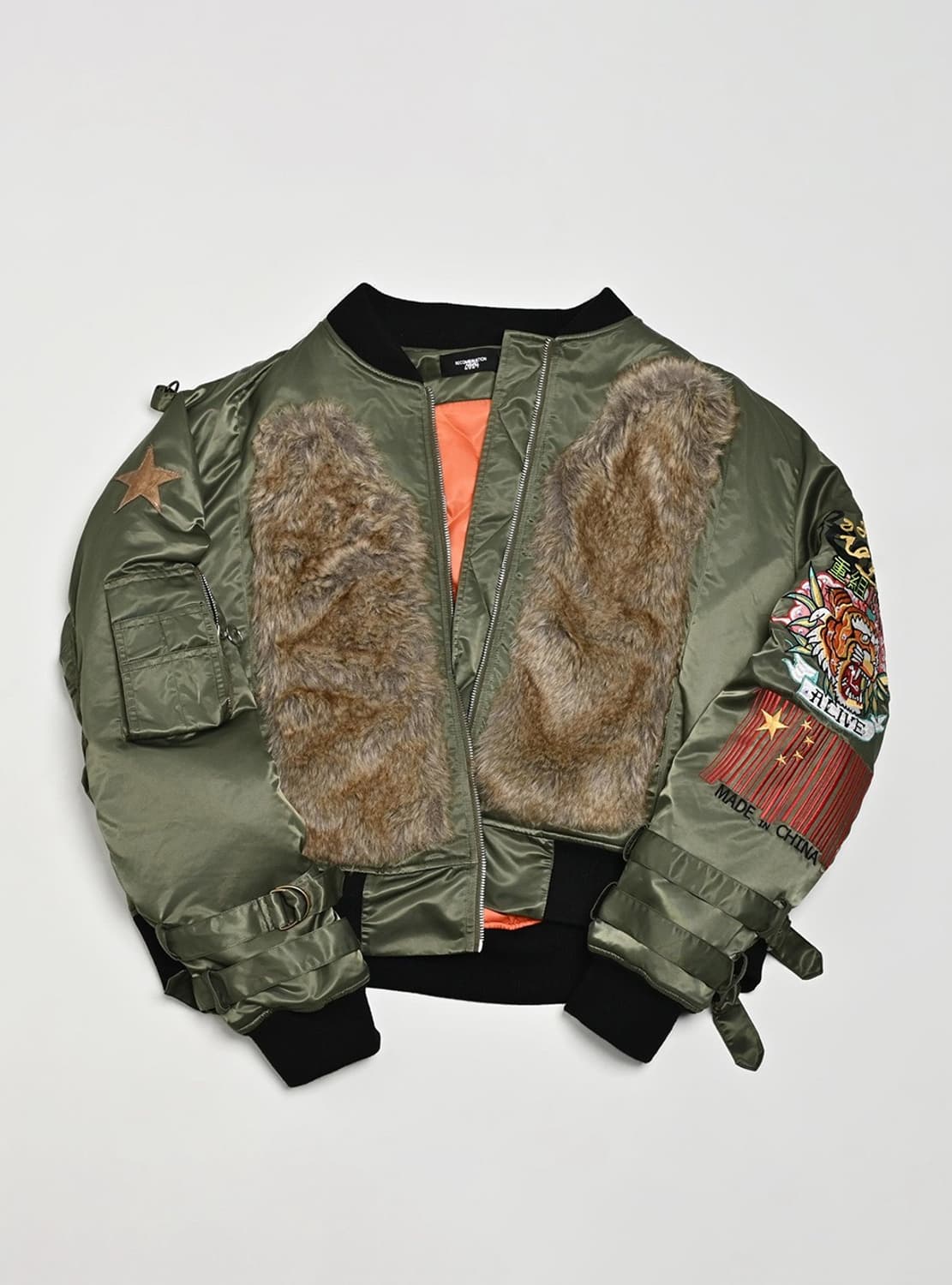 Embroidered Pilot MA-1 Jacket  상품이미지1