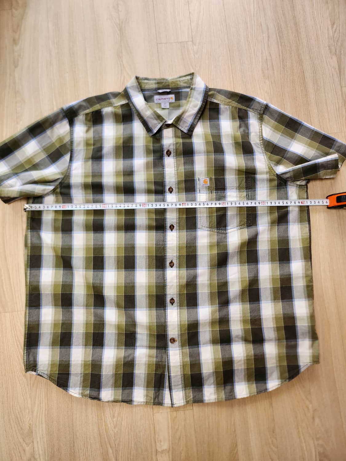 칼하트 체크반팔셔츠 (2XL  상품이미지6