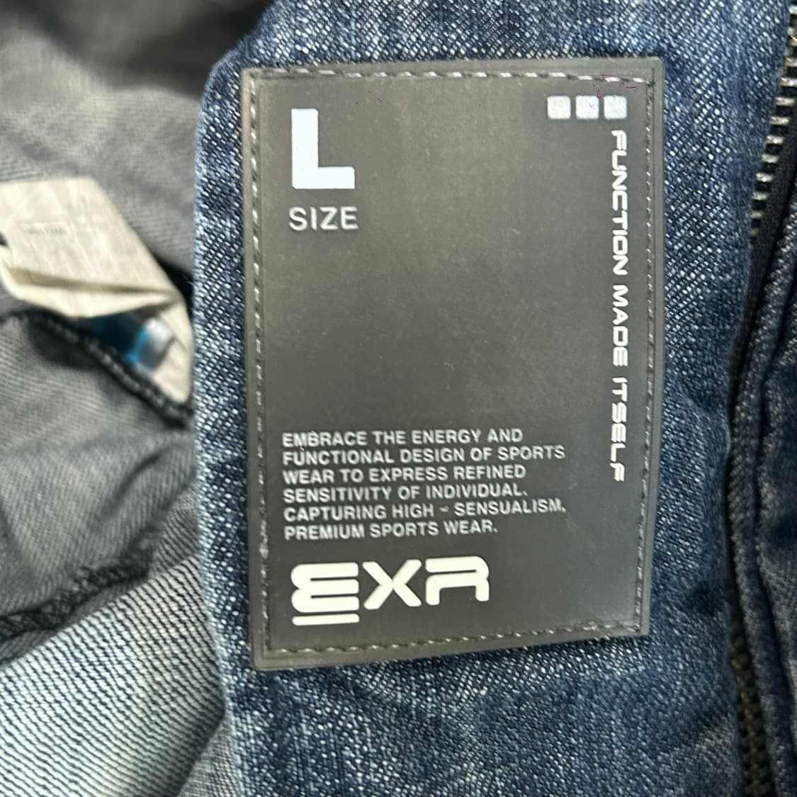 EXR 데님 레이싱 자켓  상품이미지7