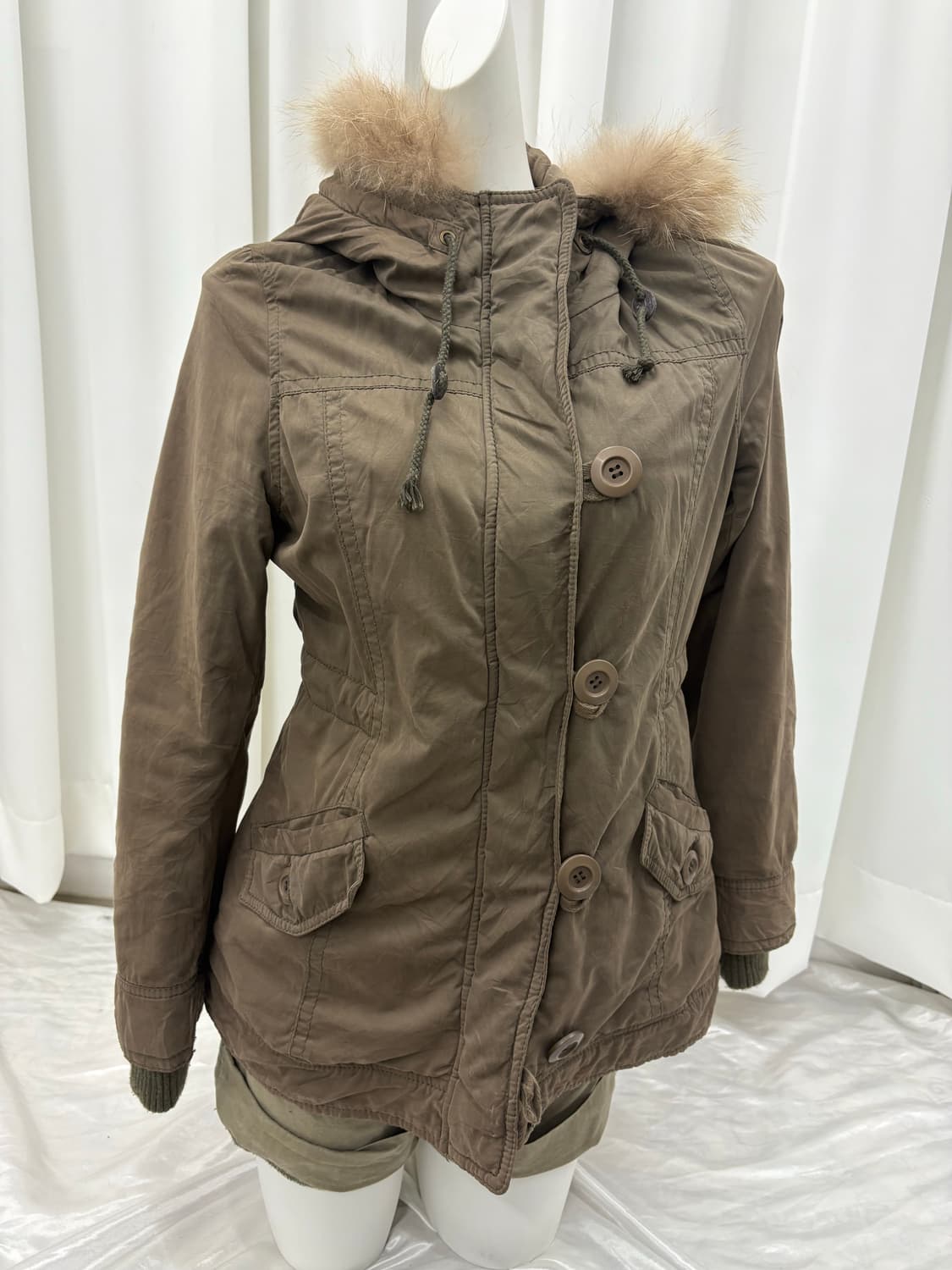 y2k 패딩 퍼 자켓 상품이미지1