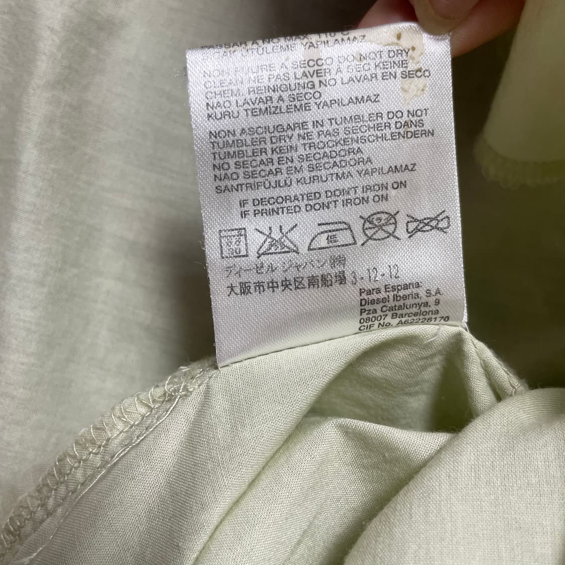 디젤 빈티지 웨스턴 자수 반팔 셔츠 L 상품이미지6