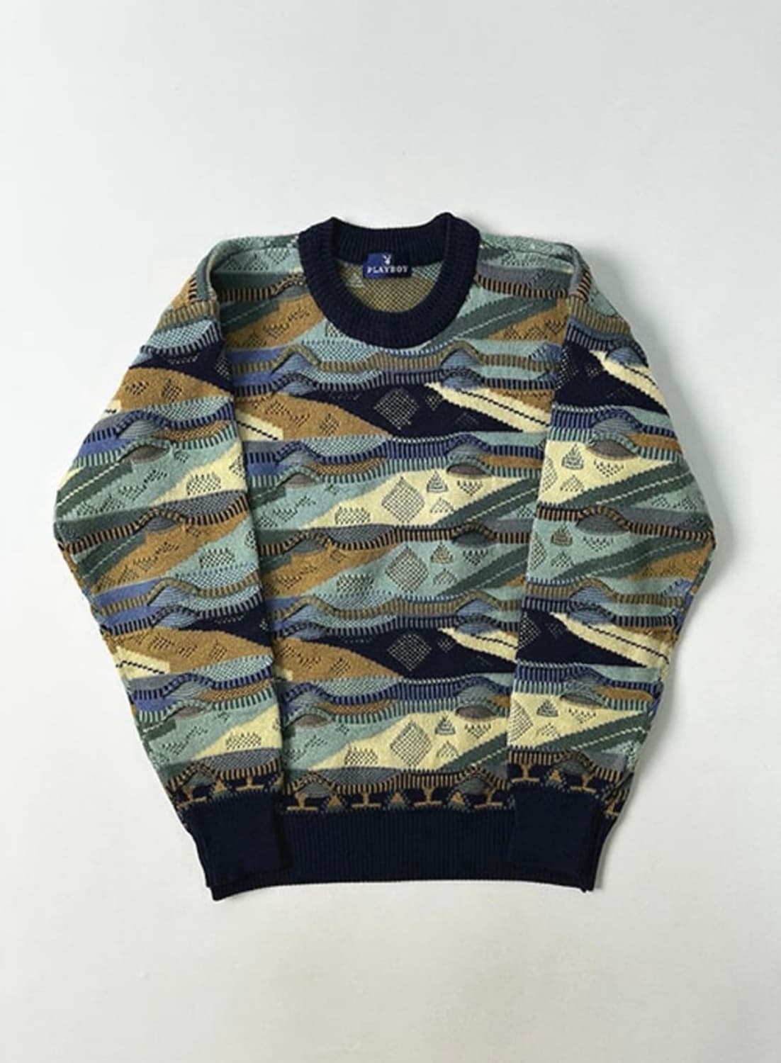 플레이보이 케이블 라운드 니트 상품이미지2