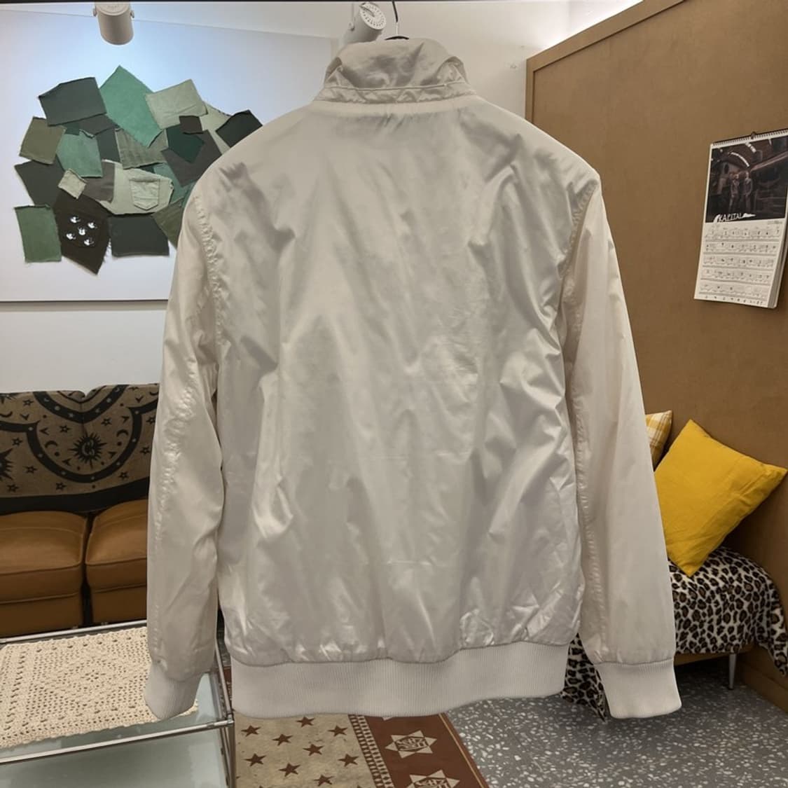 푸부 올드스쿨 레트로 빈티지 배색 바람막이 자켓 L C10275 상품이미지4