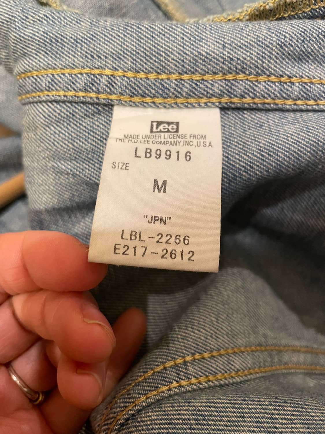 Lady Lee Riders Vintage Denim Jacket 상품이미지4