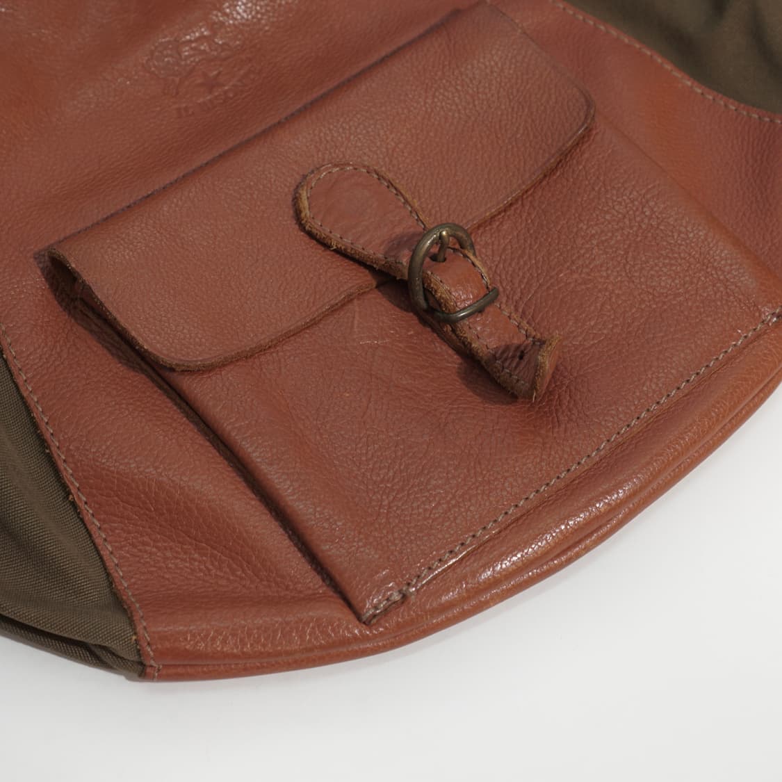 일비종떼 이태리 레더 캔버스 백 상품이미지4