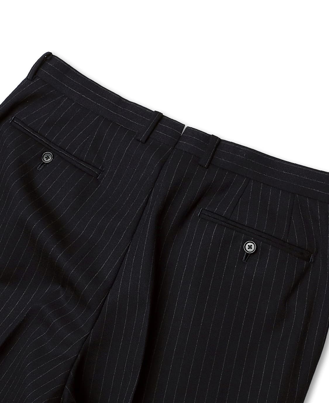 쉽스 [Ships] 다크 네이비 스트라이프 울 "링자켓 메이드" 수트 상품이미지9