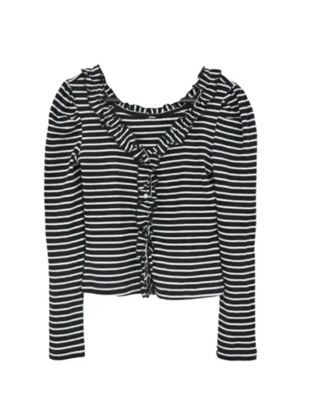 에옹쓰 프릴 가디건 상품이미지2