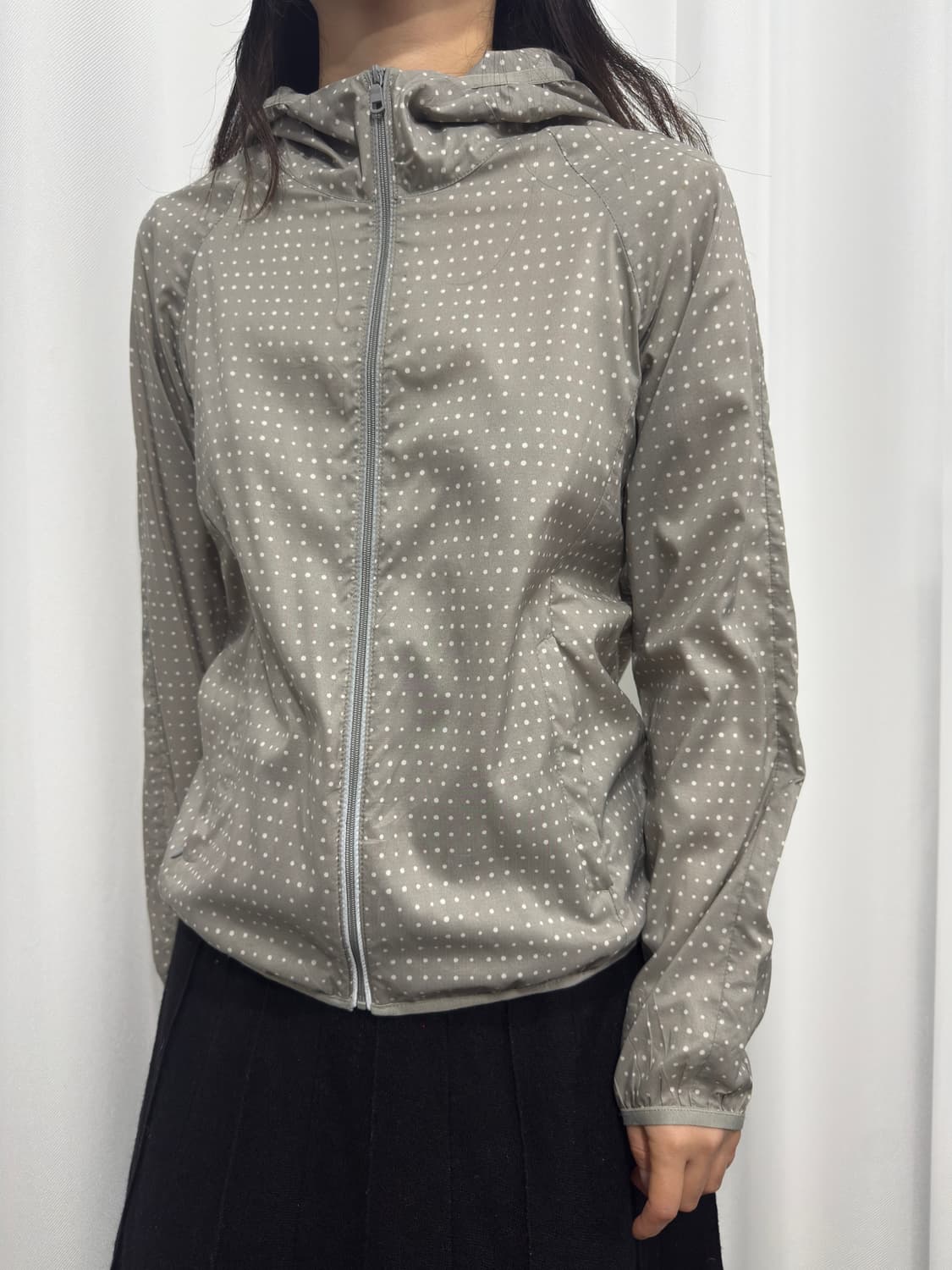 uniqlo gray dot hood jacket 상품이미지2