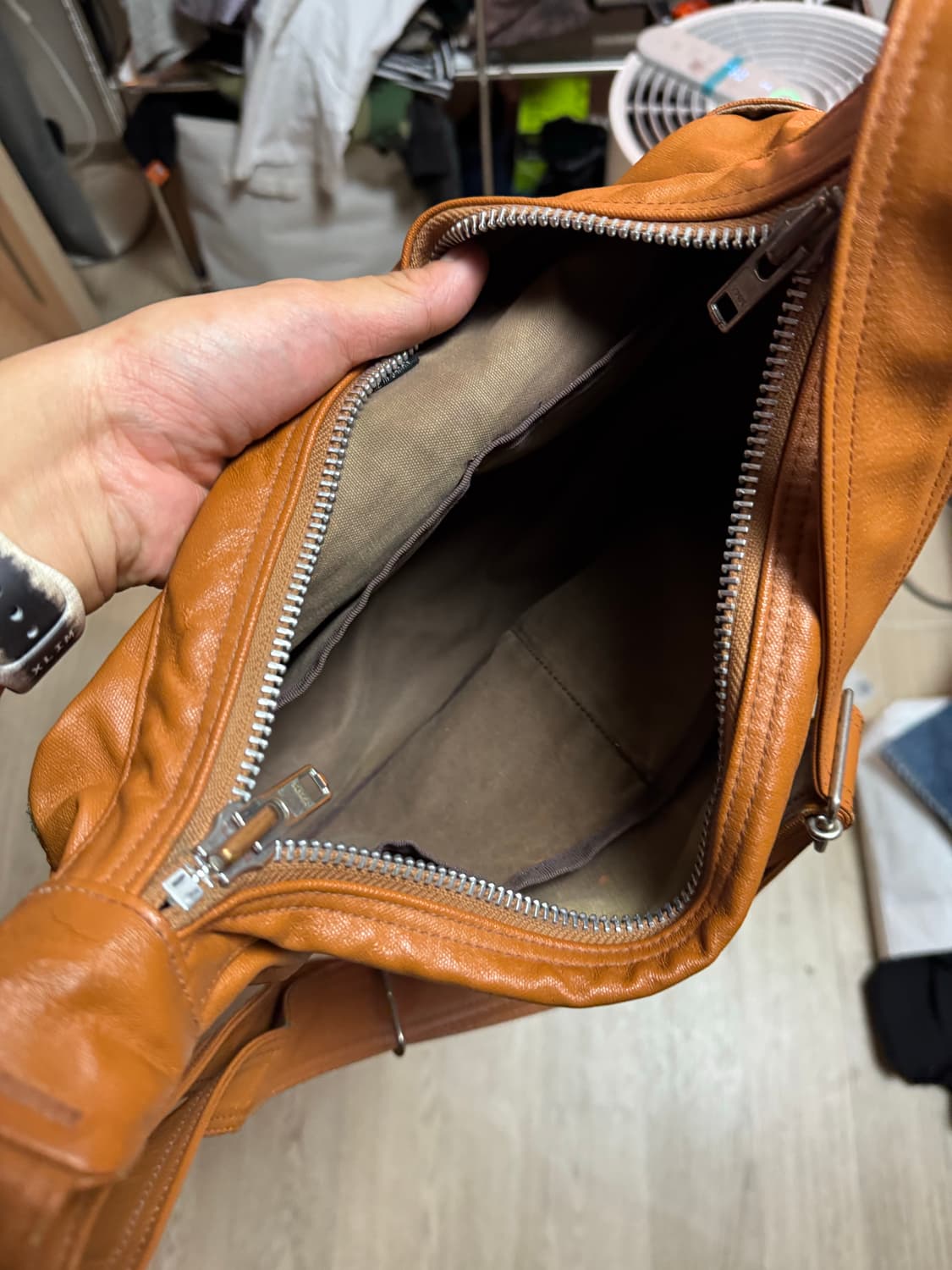 포터 프리스타일 숄더백 카멜 상품이미지5