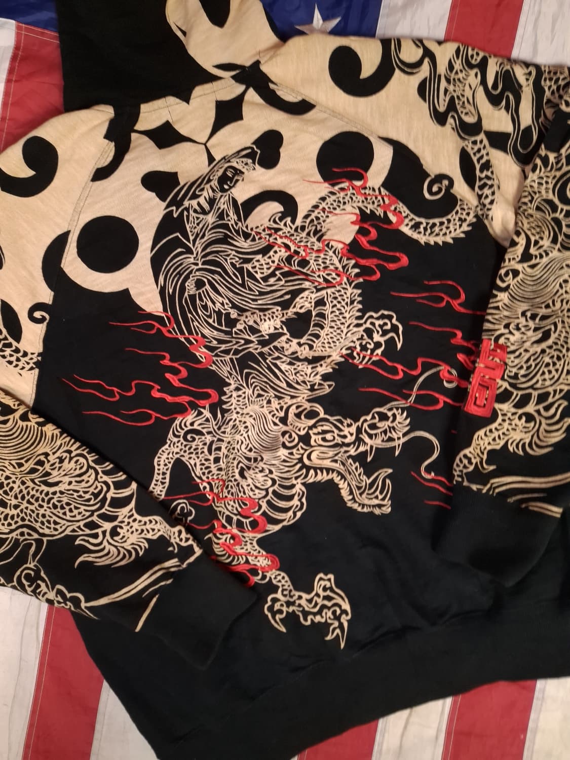 오리지날 카라쿠미 타마시 오리엔탈 드래곤 후드집업 상품이미지10