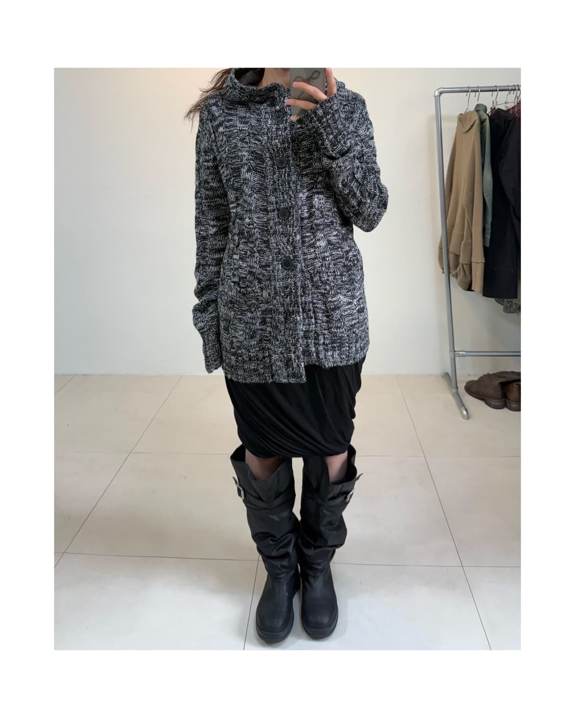 빈티지 후디 가디건 상품이미지2