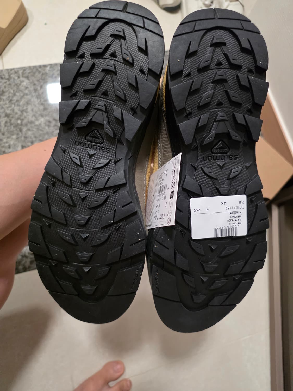 살로몬 X-Alp 스웨이드 브론즈 브라운 우드 쓰러쉬 상품이미지5