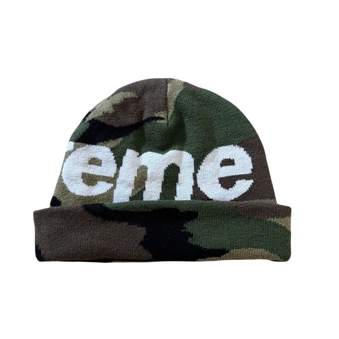 슈프림 빅로고 카모 비니 상품이미지3