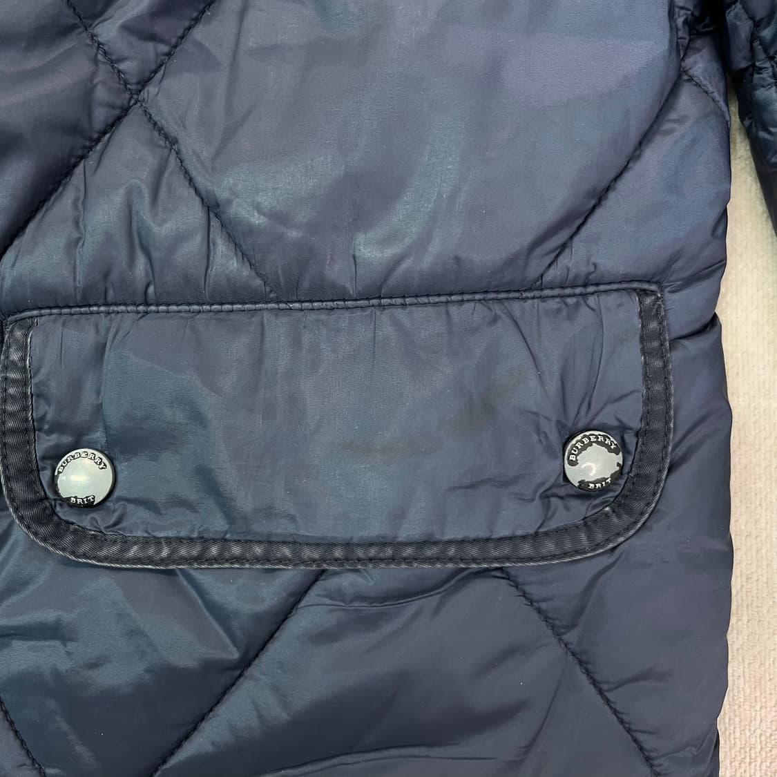 100 버버리 브릿 엘보 패치 퀄팅 자켓 상품이미지5
